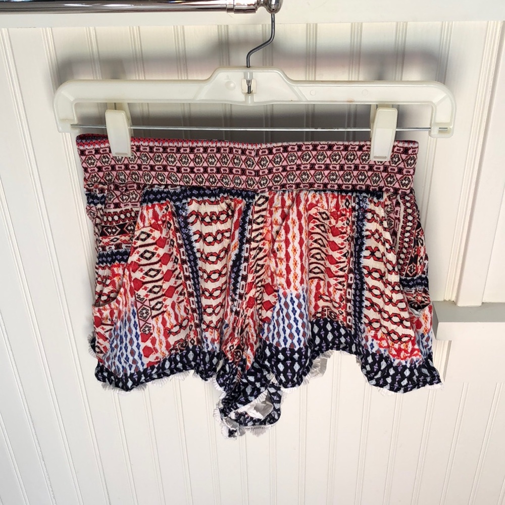 Flowy Patterned Shorts